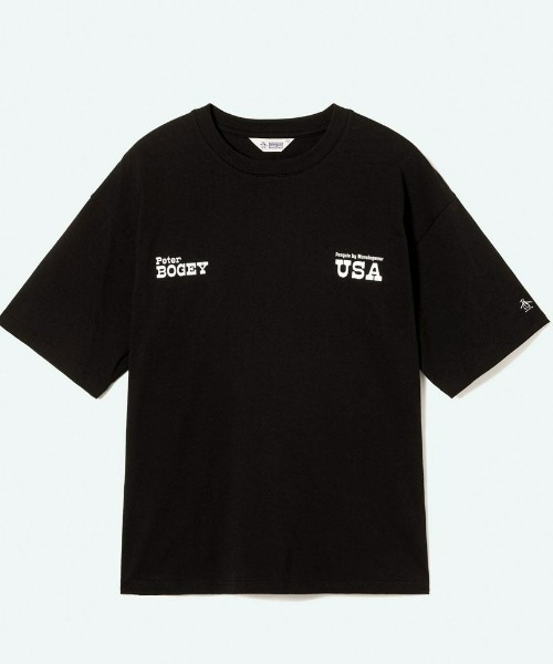 penguin BY MUNSINGWEAR（ペンギン バイ マンシングウェア）の「penguin BY MUNSINGWEAR/ペンギン バイ マンシングウェア　【BOGEYMAN】ビッグ グラフィック Tシャツ　ゴルフ（Tシャツ/カットソー・メンズ・ブラック/ホワイト・S/M/L/XL）」の19枚目の写真