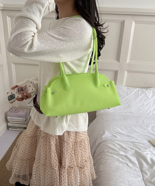 LA VORAGINE(ラ ヴォラジネ)の「ジェリーバッグ ハンドバッグ/Jelly Bag(ショルダーバッグ・レディース・Yellow/I/グリーン/PINK・FREE)」の2枚目の写真