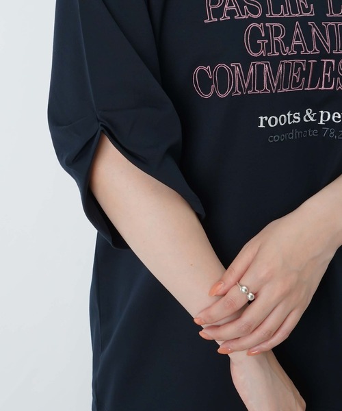 LUCA/LADY LUCK LUCA(ルカ/レディラックルカ)の「LC/LLL コンパクトスムース刺繍ロゴT(Tシャツ/カットソー・レディース・オフホワイト/ダークブラウン/ネイビー・FREE)」の15枚目の写真