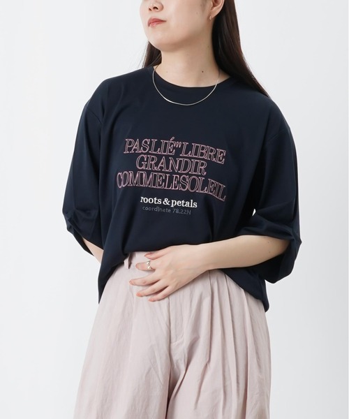 LUCA/LADY LUCK LUCA(ルカ/レディラックルカ)の「LC/LLL コンパクトスムース刺繍ロゴT(Tシャツ/カットソー・レディース・オフホワイト/ダークブラウン/ネイビー・FREE)」の20枚目の写真