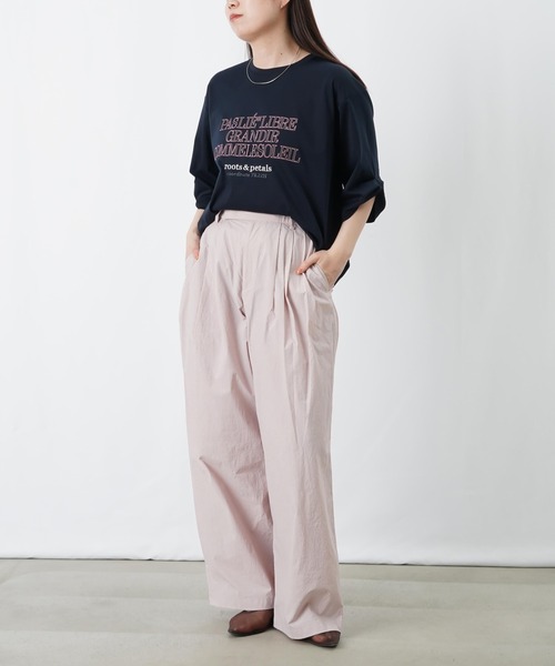LUCA/LADY LUCK LUCA(ルカ/レディラックルカ)の「LC/LLL コンパクトスムース刺繍ロゴT(Tシャツ/カットソー・レディース・オフホワイト/ダークブラウン/ネイビー・FREE)」の17枚目の写真