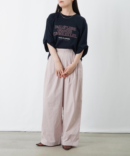 LUCA/LADY LUCK LUCA(ルカ/レディラックルカ)の「LC/LLL コンパクトスムース刺繍ロゴT(Tシャツ/カットソー・レディース・オフホワイト/ダークブラウン/ネイビー・FREE)」の18枚目の写真
