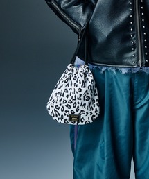 Leopard Drawstring Bag / レオパードドローストリングバッグ