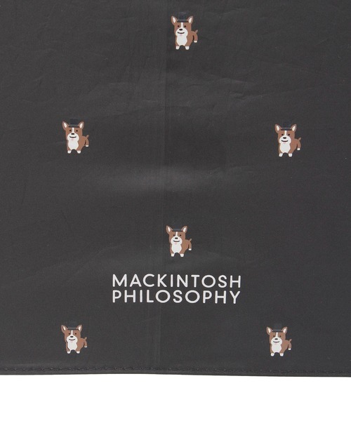 MACKINTOSH PHILOSOPHY(マッキントッシュ フィロソフィー)の「遮光100% 遮熱 晴雨兼用 折りたたみ日傘 軽量 曲がり手 ”コーギー”(折りたたみ傘・レディース・オフホワイト/ブラック/ネイビー/グレー・FREE)」の17枚目の写真