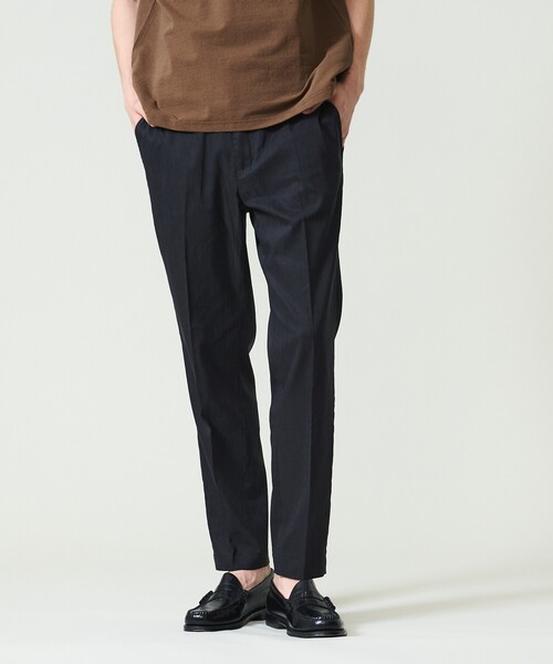 ABAHOUSE(アバハウス)の「ハイストレッチリネン ノータック イージーパンツ(その他パンツ・メンズ・カーキ/ブラック/ネイビー・44/48/50/46)」の16枚目の写真