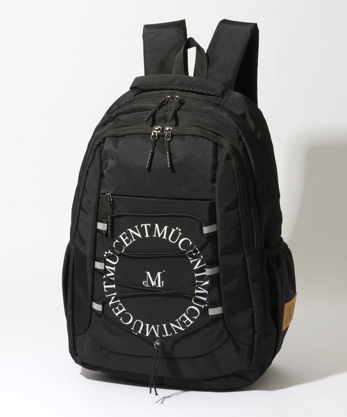 MUCENT(ムセント)の「【MUCENT/ムセント】TRAVIN ARC LOGO BACK PACK (UNISEX)/トレバン サークルロゴ バックパック(バックパック/リュック・レディース・ブラック・FREE)」の3枚目の写真