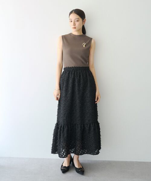 YECCA VECCA(イェッカヴェッカ)の「【2点SET】カーディガンセットワンピース(ワンピース・レディース・ブラック/チャコールグレー・FREE)」の14枚目の写真