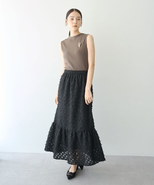 YECCA VECCA(イェッカヴェッカ)の「【2点SET】カーディガンセットワンピース(ワンピース・レディース・ブラック/チャコールグレー・FREE)」の13枚目の写真