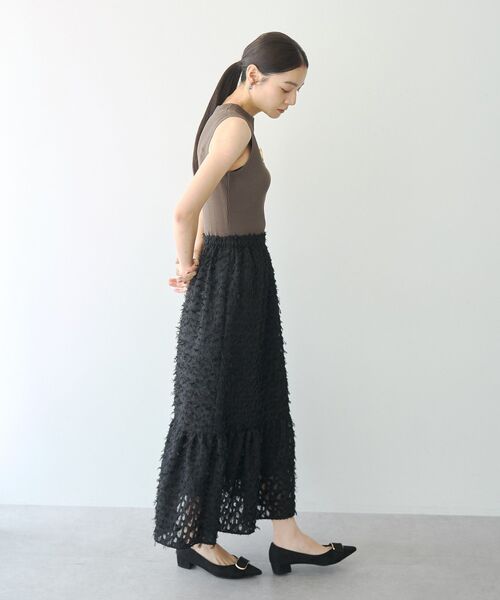 YECCA VECCA(イェッカヴェッカ)の「【2点SET】カーディガンセットワンピース(ワンピース・レディース・ブラック/チャコールグレー・FREE)」の12枚目の写真