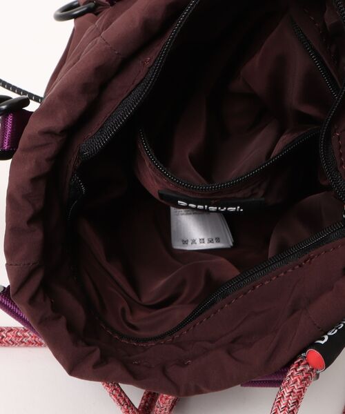 Desigual(デシグアル)の「Color block mini tote bag / カラーブロックミニトートバッグ(ハンドバッグ・レディース・レッド・FREE)」の3枚目の写真