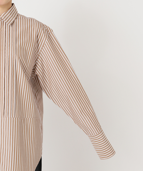 CITYSHOP（シティーショップ）の「COTTON PINTUCK シャツ（シャツ/ブラウス・レディース・ピンク/ブラウン系その他・FREE）」の14枚目の写真