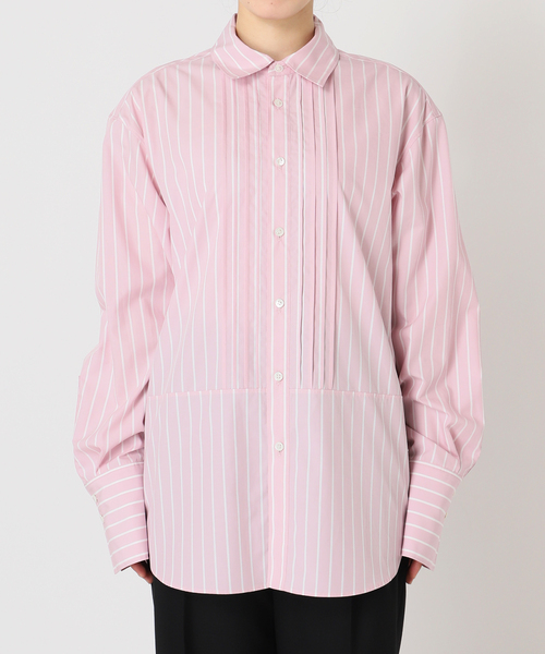 CITYSHOP（シティーショップ）の「COTTON PINTUCK シャツ（シャツ/ブラウス・レディース・ピンク/ブラウン系その他・FREE）」の18枚目の写真