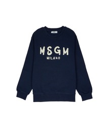 MSGM KIDS（エムエスジーエムキッズ）の「MSGM KIDS ブラッシュロゴ スウェットシャツ（スウェット）」