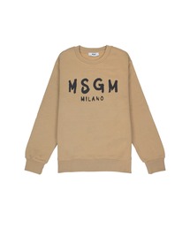 MSGM KIDS（エムエスジーエムキッズ）の「MSGM KIDS ブラッシュロゴ スウェットシャツ（スウェット）」