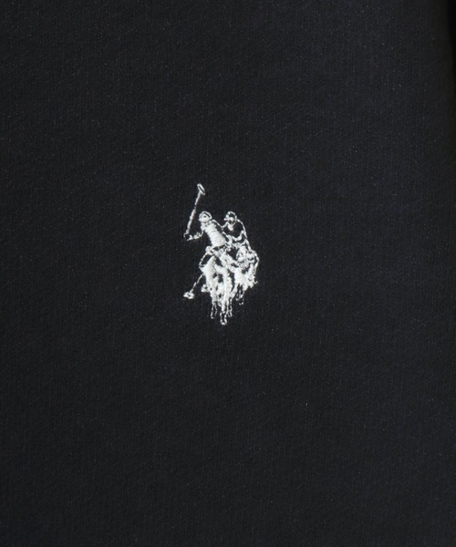 U.S. POLO ASSN.(ユーエスポロアッスン)の「U.S. POLO ASSN./ユーエスポロアッスン ミドルゲージニット ロゴ ワンポイント刺繍 クルーネック セーター/レディース メンズ(ニット/セーター・メンズ・ネイビー/ブラック/グレー/モカ/アイボリー・M/L/LL)」の7枚目の写真