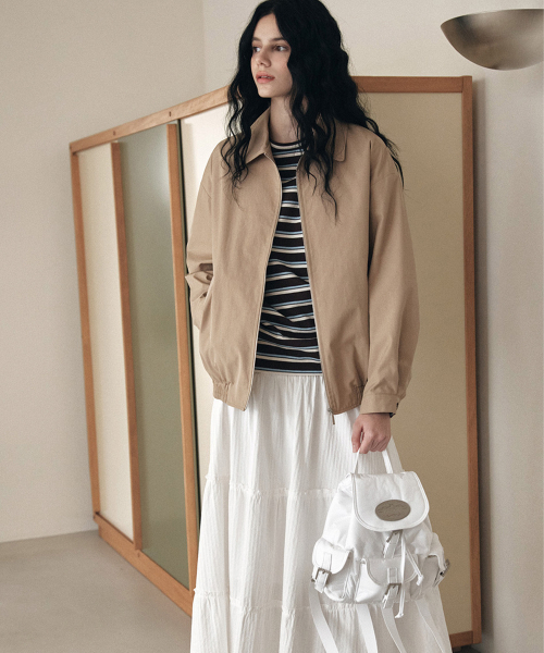 LOTSYOU(ロッツユー)の「Brenda Stripe T-shirts Brown(Tシャツ/カットソー・レディース・その他・OS)」の4枚目の写真