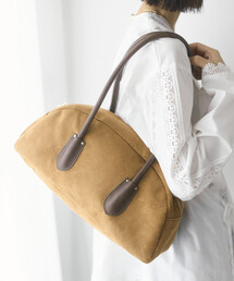 Firsthand/ファーストハンド チェックパターン ワイドボストンバッグ【限定展開】