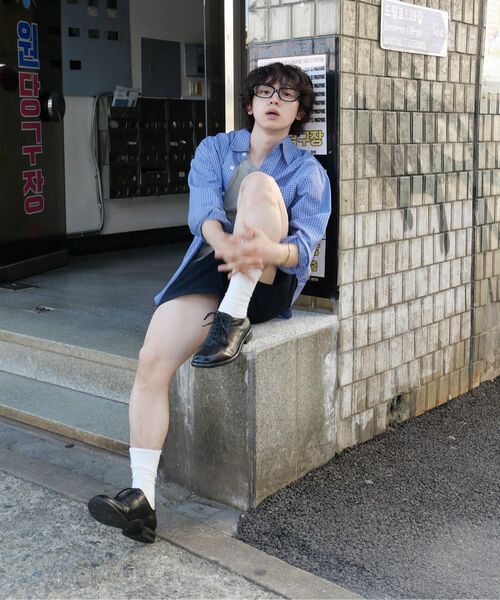 YASE（ヤセ）の「[EXTRALIGHT] シルエットダンブルウォッシングカウハイドホールカットダービーブラック（ローファー・メンズ・その他・25cm/29cm/28.5cm/28cm/27.5cm/27cm/26.5cm/26cm/25.5cm）」の8枚目の写真