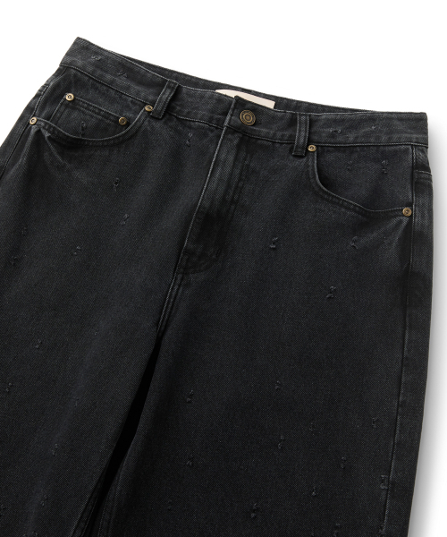 MMIC(エムエムアイシー)の「GLEAM TRACE JEANS (BLACK)(デニムパンツ・メンズ・その他・SMALL/MEDIUM/LARGE)」の8枚目の写真