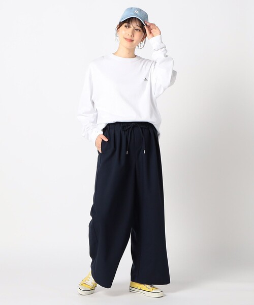 KELTY(ケルティ)の「【KELTY】グランドパーク別注ロンT(Tシャツ/カットソー・レディース・ホワイト/ブラック・FREE)」の3枚目の写真