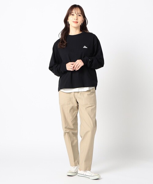 KELTY(ケルティ)の「【KELTY】グランドパーク別注ロンT(Tシャツ/カットソー・レディース・ホワイト/ブラック・FREE)」の5枚目の写真