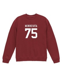 Ol' Basics(オール・ベーシックス) トレーナー スウェット MINNESOTA ロゴ ナンバリング プリント 裏毛 トップス メンズ ユニセックス