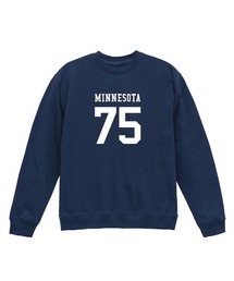 Ol' Basics(オール・ベーシックス) トレーナー スウェット MINNESOTA ロゴ ナンバリング プリント 裏毛 トップス メンズ ユニセックス