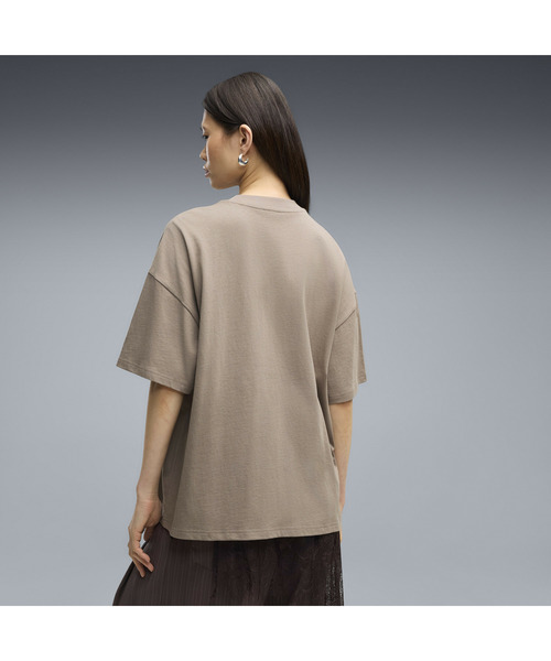 PUMA(プーマ)の「PUMA プーマ ウィメンズ ESS オーバーサイズ 半袖 Tシャツ(Tシャツ/カットソー・レディース・グレー/ブラック・X-LARGE/LARGE/SMALL)」の3枚目の写真