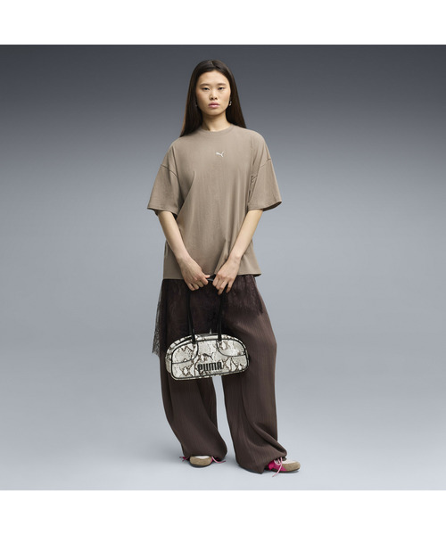 PUMA(プーマ)の「PUMA プーマ ウィメンズ ESS オーバーサイズ 半袖 Tシャツ(Tシャツ/カットソー・レディース・グレー/ブラック・X-LARGE/LARGE/SMALL)」の4枚目の写真