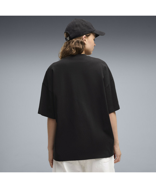 PUMA(プーマ)の「PUMA プーマ ウィメンズ ESS オーバーサイズ 半袖 Tシャツ(Tシャツ/カットソー・レディース・グレー/ブラック・X-LARGE/LARGE/SMALL)」の7枚目の写真