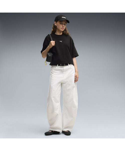 PUMA(プーマ)の「PUMA プーマ ウィメンズ ESS オーバーサイズ 半袖 Tシャツ(Tシャツ/カットソー・レディース・グレー/ブラック・X-LARGE/LARGE/SMALL)」の8枚目の写真
