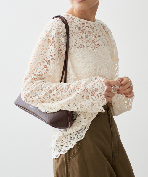 Spick & Span(スピックアンドスパン)の「《セットアップ可》brushed lace ブラウス(シャツ/ブラウス・レディース・アイボリー/ブラック・FREE)」の16枚目の写真