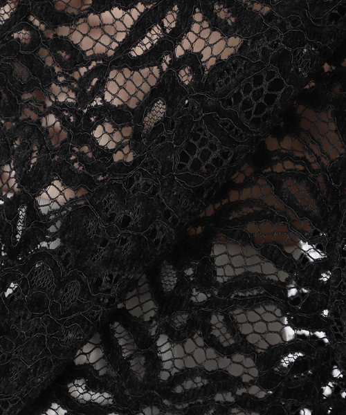 Spick & Span(スピックアンドスパン)の「《セットアップ可》brushed lace ブラウス(シャツ/ブラウス・レディース・アイボリー/ブラック・FREE)」の4枚目の写真