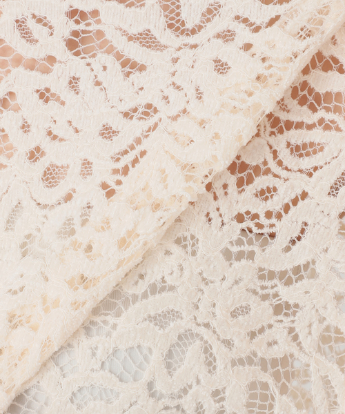 Spick & Span(スピックアンドスパン)の「《セットアップ可》brushed lace ブラウス(シャツ/ブラウス・レディース・アイボリー/ブラック・FREE)」の6枚目の写真