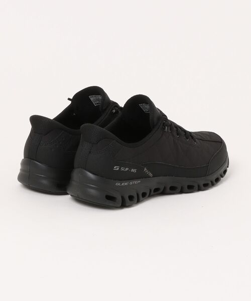 SKECHERS（スケッチャーズ）の「GLIDE-STEP（スニーカー・レディース・バーガンディー/ブラック×ブラック・22.5cm/23.0cm/23.5cm/24.0cm/24.5cm/25.0cm）」の3枚目の写真
