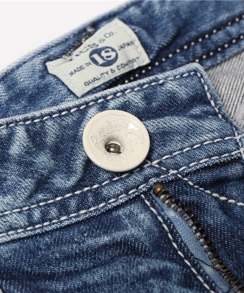 RODEO CROWNS WIDE BOWL（ロデオクラウンズワイドボウル）の「KEY FACTOR TYPE2スリム 2ND（デニムパンツ・レディース・ライトブルー・25inch/24inch/26inch/27inch/28inch）」の14枚目の写真