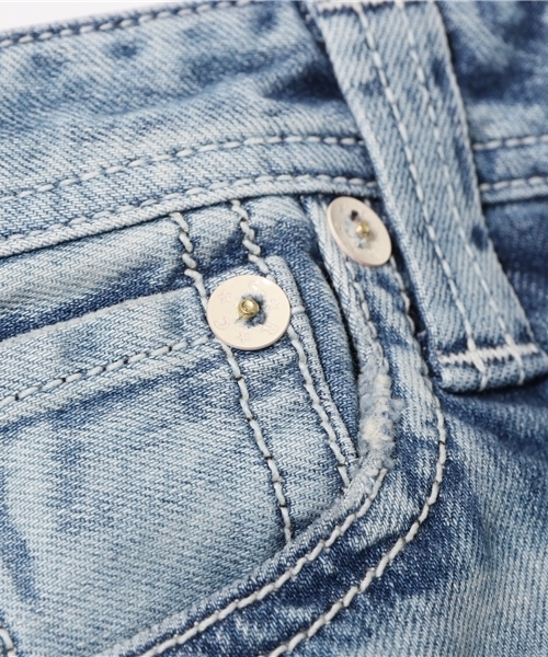 RODEO CROWNS WIDE BOWL（ロデオクラウンズワイドボウル）の「KEY FACTOR TYPE2スリム 2ND（デニムパンツ・レディース・ライトブルー・25inch/24inch/26inch/27inch/28inch）」の15枚目の写真