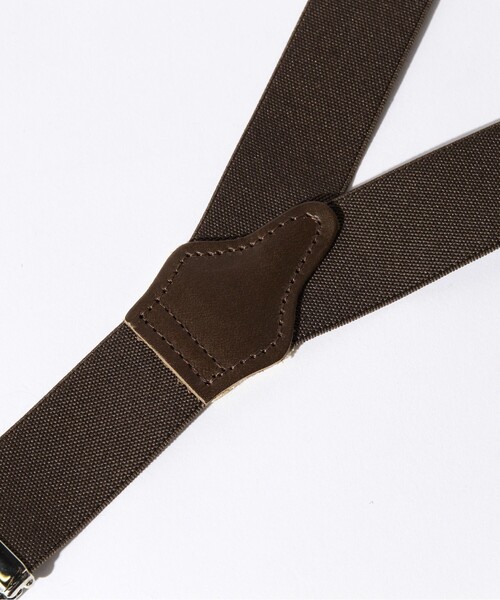 BEAMS F（ビームスエフ）の「ALBERT THURSTON / ソリッドサスペンダー30mm（サスペンダー・メンズ・ダークブラウン/ネイビー・ONE SIZE）」の6枚目の写真
