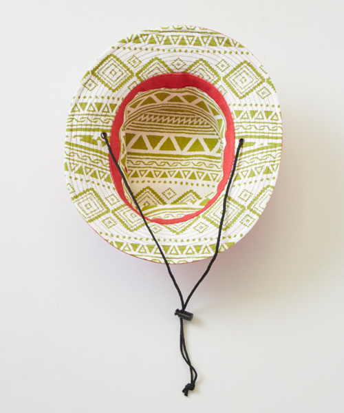 チャイハネ（チャイハネ）の「【チャイハネ】リバーシブル サファリハット（ハット・レディース・グリーン/レッド/ブルー/ベージュ/ブラック・FREE）」の12枚目の写真