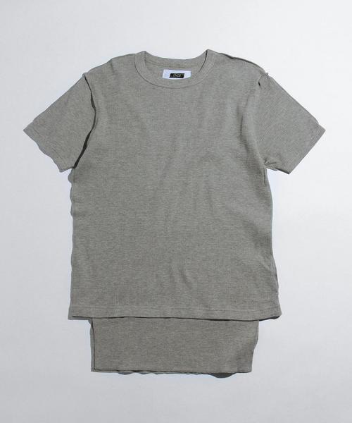 ETHOS(エトス)の「【別注】<ETHOS> THML SP SSL/カットソー◆(Tシャツ/カットソー・メンズ・グレー/ホワイト/ブラック・MEDIUM/LARGE/SMALL)」の1枚目の写真