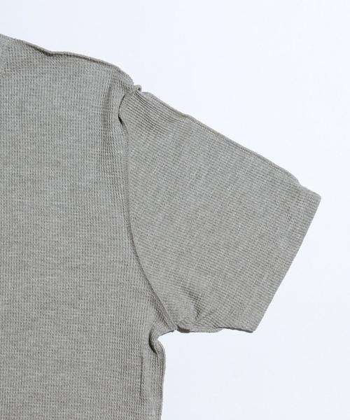 ETHOS(エトス)の「【別注】<ETHOS> THML SP SSL/カットソー◆(Tシャツ/カットソー・メンズ・グレー/ホワイト/ブラック・MEDIUM/LARGE/SMALL)」の6枚目の写真
