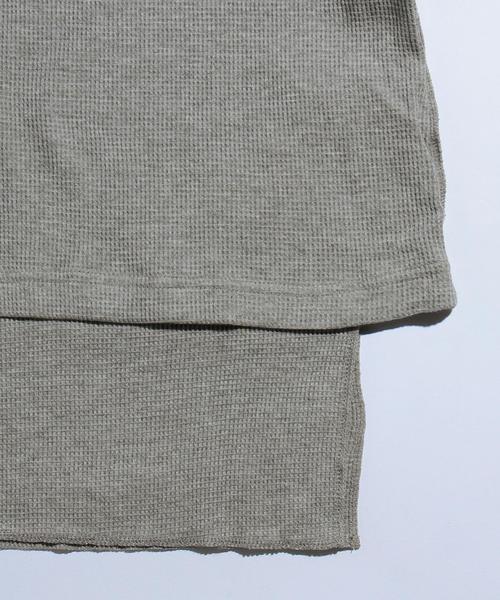 ETHOS(エトス)の「【別注】<ETHOS> THML SP SSL/カットソー◆(Tシャツ/カットソー・メンズ・グレー/ホワイト/ブラック・MEDIUM/LARGE/SMALL)」の7枚目の写真