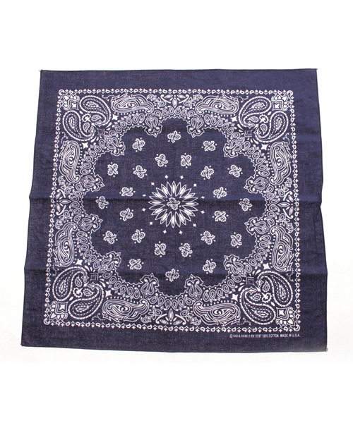 SHIPS（シップス）の「CAROLINA: BANDANA（バンダナ/スカーフ・メンズ・ホワイト/イエロー/グリーン/ブルー/グレー/レッド/ネイビー/ブラック/パープル・ONE SIZE）」の5枚目の写真