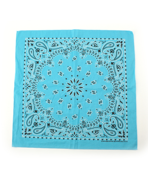 SHIPS（シップス）の「CAROLINA: BANDANA（バンダナ/スカーフ・メンズ・ホワイト/イエロー/グリーン/ブルー/グレー/レッド/ネイビー/ブラック/パープル・ONE SIZE）」の10枚目の写真