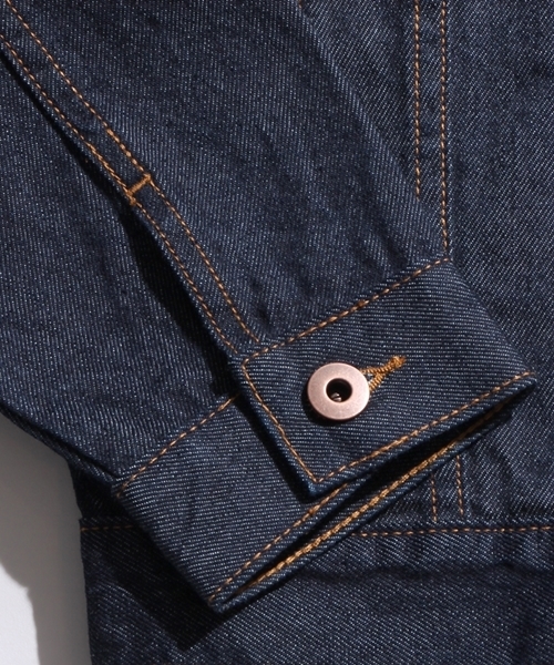 WEGO（ウィゴー）の「WEGO/オーバーサイズデニムジャケット（デニムジャケット・レディース・ダークインディゴブルー/ブラック/インディゴブルー・FREE）」の10枚目の写真
