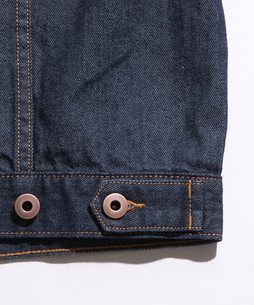 WEGO（ウィゴー）の「WEGO/オーバーサイズデニムジャケット（デニムジャケット・レディース・ダークインディゴブルー/ブラック/インディゴブルー・FREE）」の11枚目の写真