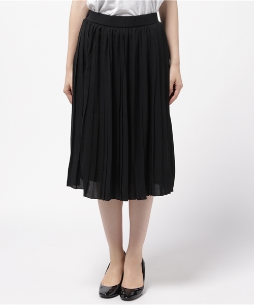 Denime（ドゥニーム）の「ジョーゼットプリーツスカート（スカート・レディース・グレー/ベージュ/ブラック・FREE）」の7枚目の写真