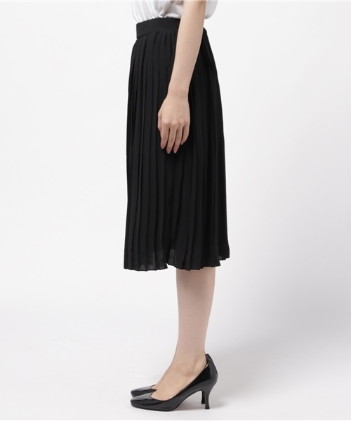 Denime（ドゥニーム）の「ジョーゼットプリーツスカート（スカート・レディース・グレー/ベージュ/ブラック・FREE）」の8枚目の写真