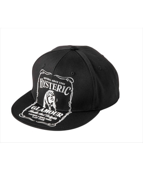 HYSTERIC GLAMOUR（ヒステリックグラマー）の「HYS WHISKY柄 刺繍キャップ（キャップ・メンズ・レッド/ネイビー/ブラック・FREE）」の2枚目の写真