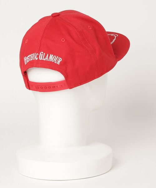 HYSTERIC GLAMOUR（ヒステリックグラマー）の「HYS WHISKY柄 刺繍キャップ（キャップ・メンズ・レッド/ネイビー/ブラック・FREE）」の10枚目の写真